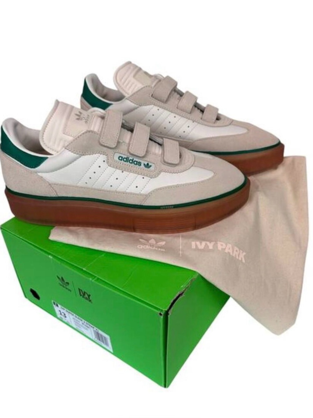 adidas‎ Ivy Park Super Sleek 3 W13 M11.5 NIB w/ Dust Bag Unisex Platform White